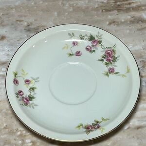 Vintage Floral Saucer Made In Occupied Japan